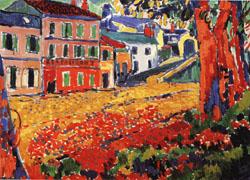Maurice de Vlaminck Restaurant at Marly-le-Roi oil painting image